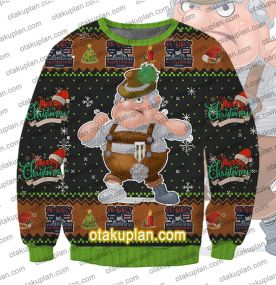 Santa Claus Is Comin' To Town Burgermeister Meisterburger 3D Print Ugly Christmas Sweatshirt