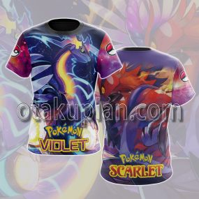Scarlet And Violet Poster Cosplay T-shirt