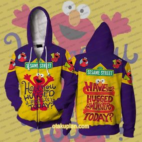 Sesame Street Have You Hugged A Monster Today Zip Up Hoodie