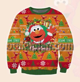 Sesame Street V1 3D Printed Ugly Christmas Sweatshirt