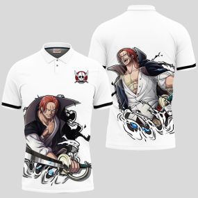Shanks One Piece Anime Polo Shirts
