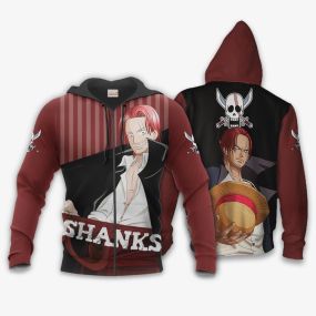 Shanks Red-Haired One Piece Hoodie Shirt