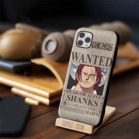 Shanks Wanted One Piece Anime iPhone Case