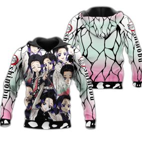 Shinobu Zip Hoodies Shirt Costume Fan Gift Idea