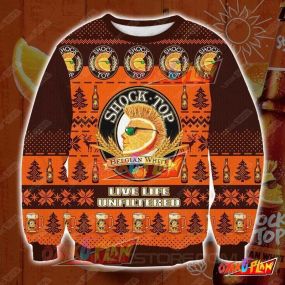 Shock Top Beers 3D Print Ugly Christmas Sweatshirt