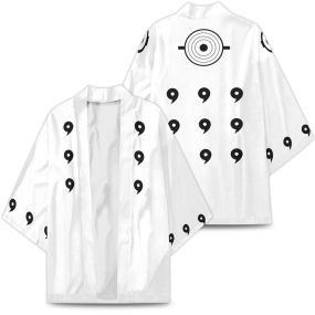 Six Paths White Kimono Custom Uniform Anime Clothes Cosplay Jacket