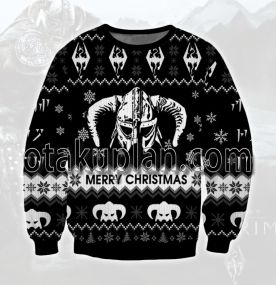 Skyrim Fus Ro Dah Version 3D Printed Ugly Christmas Sweatshirt