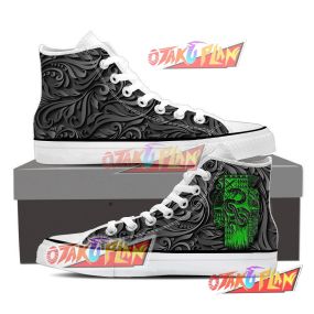 Slytherin Harry Potter High Top Shoes