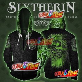 Slytherin House (Harry Potter) Zip Up Hoodie