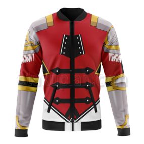 Anime Hae-In Cha Red Battle Suit Bomber Jacket