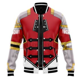 Anime Hae-In Cha Red Battle Suit Varsity Jacket