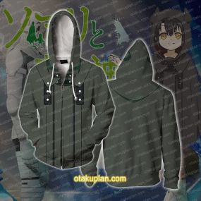 Somali And The Forest Spirit Somali Cosplay Zip Up Hoodie