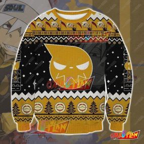 Soul Eater 3D Print Pattern Ugly Christmas Sweatshirt