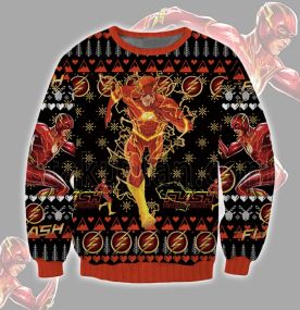 Speedster Flash 2023 3D Printed Ugly Christmas Sweatshirt