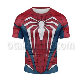Spider Hero 2 Peter Parker Rash Guard Compression Shirt