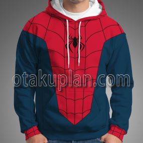 Spider Hero Across the Spider Verse Great Responsibility Suit Cosplay Hoodie