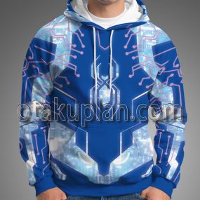 Spider Hero Across the Spider Verse Spider Byte Earth 22191 Battle Suit Cosplay Hoodie