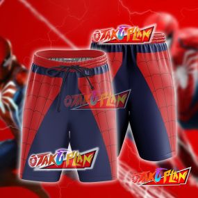 Spider Hero Cosplay PS4 New Beach Shorts