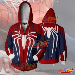 Spider Hero PS4 New Look Zip Up Hoodie Jacket