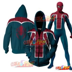 Spriderman Hoodie-Spider Man UK Jacket-Zip Up Hoodie