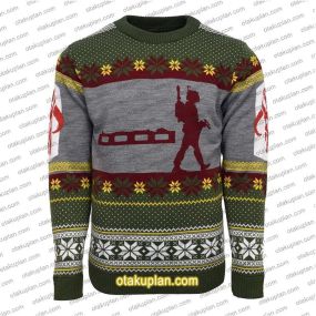Star Wars Boba Fett Nordic All Over Printed Ugly Christmas Sweatshirt