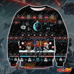 Wars Galactic Empire 3D Print Ugly Christmas Sweatshirt