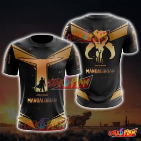 Wars The Mandalorian Gold T-Shirt