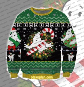 Stay Puft Real Ghostbusters Ugly Christmas Sweatshirt