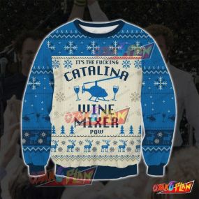 Step Brothers Catalina Wine Mixer 3D Print Ugly Christmas Sweatshirt