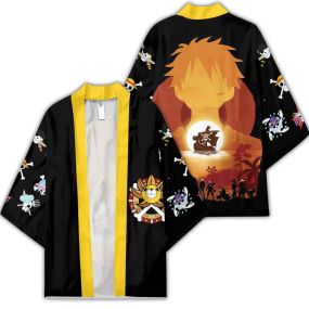 Straw Hat Pirates One Piece Kimono Custom Uniform Anime Clothes Cosplay Jacket