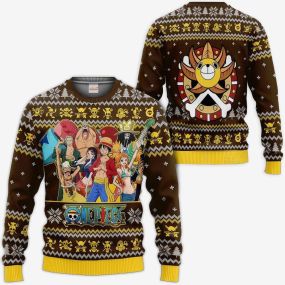 Straw Hat Pirates Ugly Christmas Sweater One Piece Hoodie Shirt