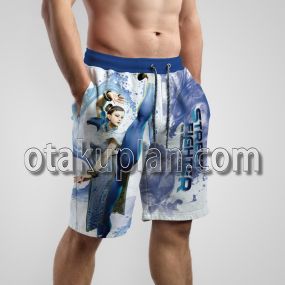 Street Fighter Chun Li Beach Shorts
