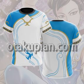 Street Fighter VI 6 Chun Li Premium Edtion Cosplay T-shirt
