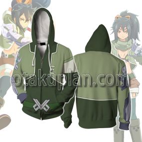 Suppose A Kid From The Last Dungeon Boonies Moved To A Starter Town Flavin Riho Cosplay Zip Up Hoodie