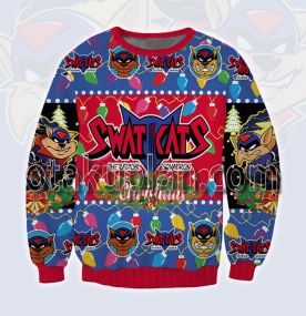 Swat Kats 3D Printed Ugly Christmas Sweatshirt