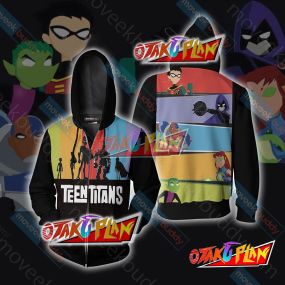 Teen Titans Zip Up Hoodie Jacket
