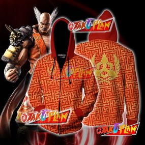 Tekken Heihachi Mishima Cosplay Zip Up Hoodie Jacket