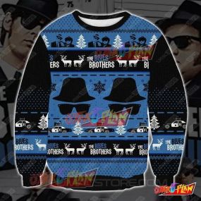 The Blues Brothers 2310 V2 3D Print Ugly Christmas Sweatshirt