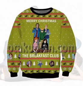 The Breakfast Club Green V1 3D Printed Ugly Christmas Sweatshirt