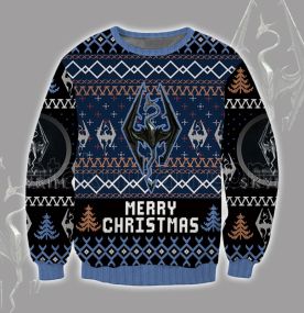 The Elder Scrolls 2023 3D Printed Ugly Christmas Sweatshirt