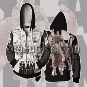 The First Slam Dunk Cosplay Zip Up Hoodie