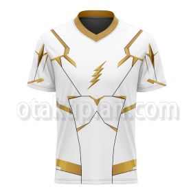 The Flash 5 Godspeed White Uniform Football Jersey