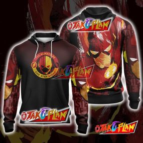 The Flash New Style Unisex Zip Up Hoodie