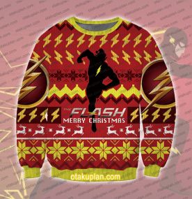 The Flash Season 3D Printed Ugly Christmas Sweatshirt