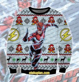 The Flash Wally West 3D Printed Ugly Christmas Sweatshirt