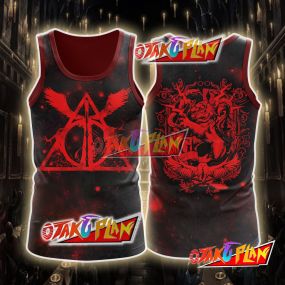 The Gryffindor Lion Harry Potter Version Galaxy 3D Tank Top