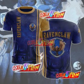 The Hogwarts Castle Ravenclaw Harry Potter Unisex 3D T-shirt
