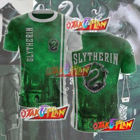 The Hogwarts Castle Slytherin Harry Potter Unisex 3D T-shirt