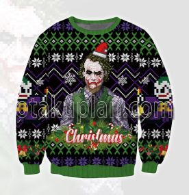 The Joker 3d Printed Ugly Christmas Sweatshirt