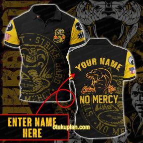 The Karate Kid Cobra Kai Custom Name Polo Shirt